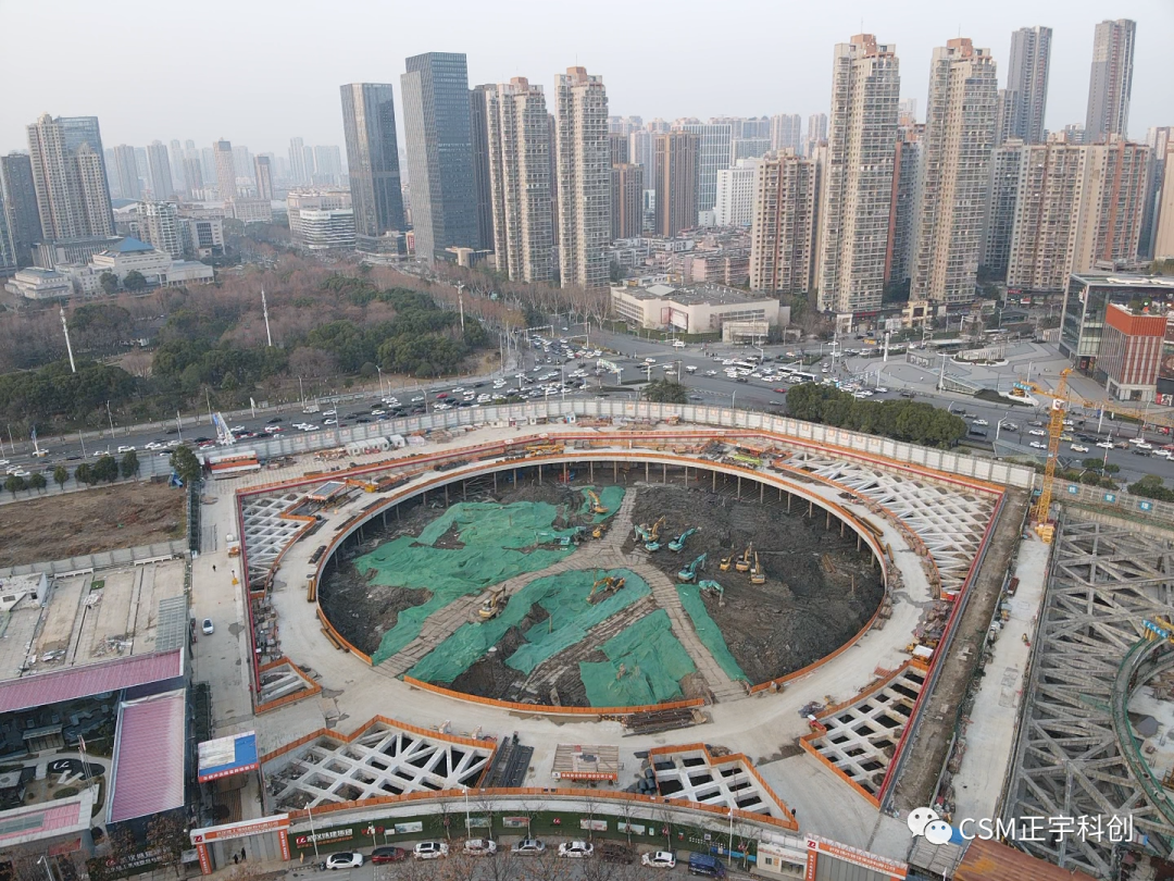 2023完美开端！上海金泰SMC工法钻机助力武汉广电全媒体中心项目